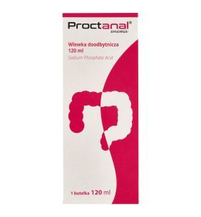 Proctanal Enema, wlewka doodbytnicza, 120 ml