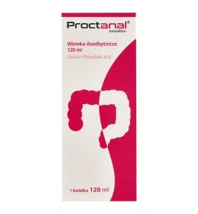 Proctanal Enema, wlewka doodbytnicza, 120 ml