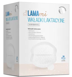 LAMAmi wkładki laktacyjne, 30 sztuk