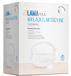 LAMAmi wkładki laktacyjne, 30 sztuk