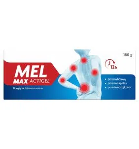 Mel Max Actigel, 20 mg/g, zel, 180 g
