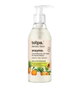 Tołpa Dermo Face Enzyme, Enzymatyczny żel-olejek do mycia twarzy, 195 ml