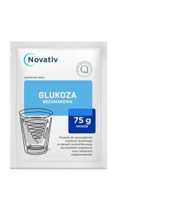 Novativ Glukoza bezsmakowa, proszek, 75 g