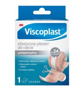 Viscoplast Elastyczny, uniwersalny plaster do cięcia, 1m x 6cm, 1szt