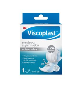 Viscoplast Prestopor supermiękki, plaster uniwersalny do cięcia, 1m x 6cm, 1szt