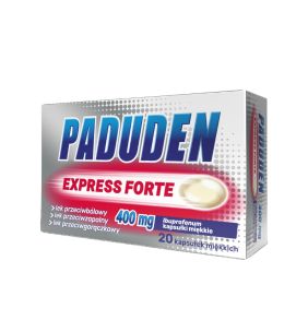 Paduden Express Forte, 400 mg, kapsułki miękkie, 20 szt.