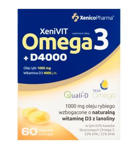 Bio Omega3 D4000, kaps.miekkie, 60 szt