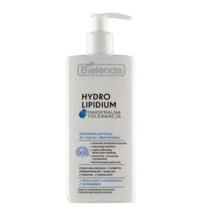 Bielenda Hydro Lipidium, Delikatna emulsja do mycia i demakijażu, 300 ml