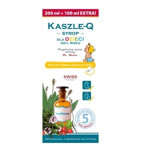 Kaszle-Q, syrop, dla dzieci, 300 ml