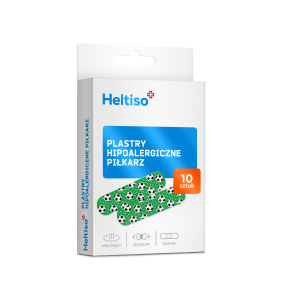 Heltiso plastry hipoalergiczne piłkarz, 10 sztuk
