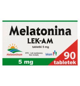 Melatonina Lek-AM, 5 mg, tabl., 90 szt