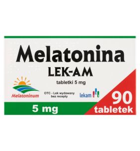 Melatonina Lek-AM, 5 mg, tabl., 90 szt