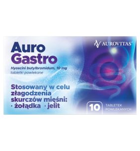 AuroGastro, 10 mg, tabl.powl., 10 szt