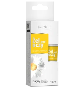 Heltiso Care żel pod oczy, świetlik & rumianek, 15 ml