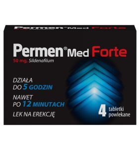 Permen Med Forte, 50 mg, tabl.powl., 4 szt