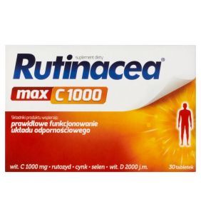 Rutinacea MAX C 1000, tabl.powl., 30 szt