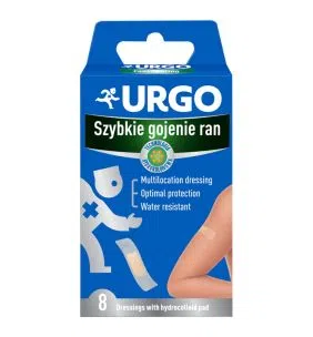 Urgo Szybkie gojenie ran, opatr.z kompr.hydrokoloid.,8 szt