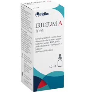 Iridium A Free, roztw.,izot.,sterylny, do oczu, 10 ml