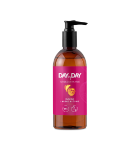 DAYbyDAY Mydło w płynie, malina i mleko ryżowe, 400 ml