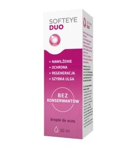 Softeye Duo, krople do oczu, 10 ml