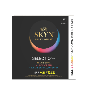 SKYN Selection+, zestaw prezerwatyw, 35 szt.