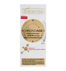 Bielenda Chrono Age, Odbudowujące serum na noc przeciwzmarszczkowe, 30 ml
