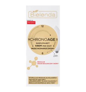 Bielenda Chrono Age, Nawilżający krem pod oczy przeciwzmarszczkowy, 15 ml