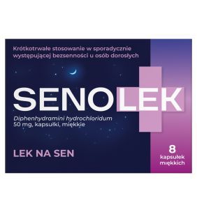Senolek, 50 mg, kaps.miekkie, 8 szt