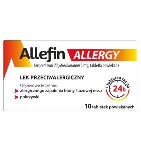 Allefin Allergy, 5 mg, tabl.powl., 10 szt