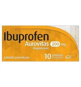 Ibuprofen Aurovitas, 200 mg, tabl.powl., 10szt