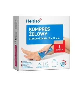 Heltiso kompres żelowy ciepło-zimno, 13cm x 17cm, 1 sztuka