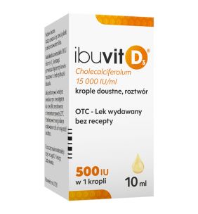 Ibuvit D3 Kids, 15000 IU/ml, krople doustne, 10 ml