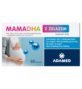 MamaDHA z Żelazem, kapsułki, 60 szt