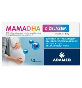 MamaDHA z Żelazem, kapsułki, 60 szt