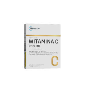 Novativ Witamina C 200 mg, tabletki, 60 sztuk