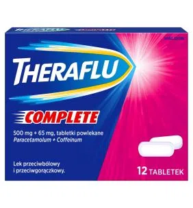 Theraflu Complete, 500 mg+65 mg, tabl.powl., 12 szt