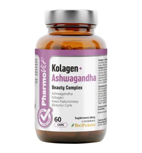 Kolagen + Ashwagandha Beauty Complex Pharmovit, kaps.,60 szt