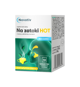 Novativ Na zatoki Hot, proszek, 10 saszetek