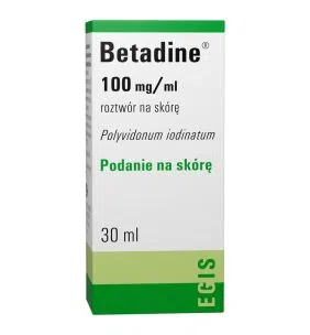 Betadine, 10%, roztwór na skórę, 30 ml