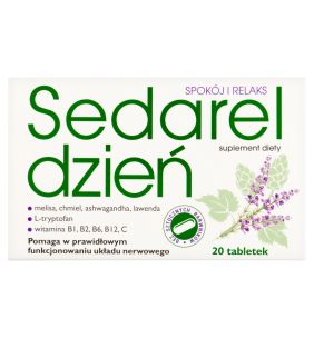 Sedarel Dzien, tabl.powl., 20 szt