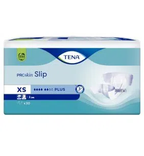 Tena Slip ProSkin, pieluchomajtki, plus, XS, 30 szt,(710473)
