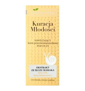 Bielenda Kuracja Młodości, Nawilżający krem przeciwzmarszczkowy pod oczy na dzień noc, 15 ml