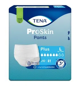 Tena Pants ProSkin Plus, majtki, chłonne, L, 10 szt,(792651)