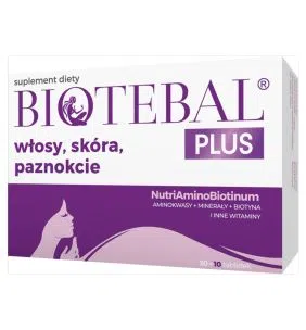 Biotebal PLUS wlosy, skora, paznokcie, tabl.,40szt(30+10szt)