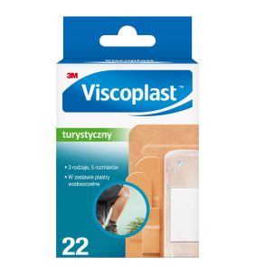 Viscoplast, Zestaw Turystyczny, plastry z opatrunkiem, 22 szt.