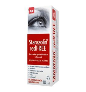 Starazolin redFREE, 0,5 mg/ml, krople do oczu, 10 ml