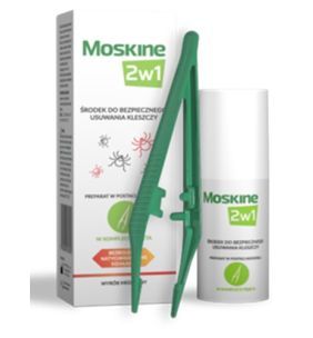 Moskine 2w1, środek do bezpiecznego usuwania kleszczy