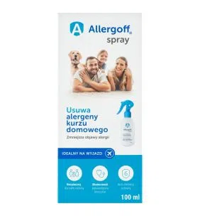 Allergoff Spray, neutraliz.alergenów kurzu domowego,100ml