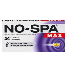 No-Spa Max, 80 mg, tabl.powl., 24 szt