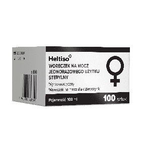 Heltiso Woreczek na mocz jednorazowego użytku sterylny dla dziewczynki,1 sztuka